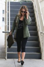 ALI LARTER Heading to Yoga Class in Los Angeles