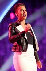 ALICIA KEYS at 2014 Musicares Person of the Year Gala in Los Angeles
