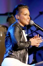 ALICIA KEYS at 2014 Musicares Person of the Year Gala in Los Angeles