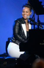 ALICIA KEYS at 2014 Musicares Person of the Year Gala in Los Angeles