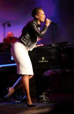 ALICIA KEYS at 2014 Musicares Person of the Year Gala in Los Angeles