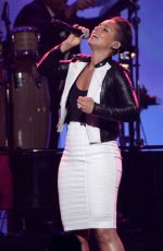 ALICIA KEYS at 2014 Musicares Person of the Year Gala in Los Angeles