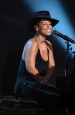 ALICIA KEYS at A Grammy Salute to The Beatles in Los Angeles