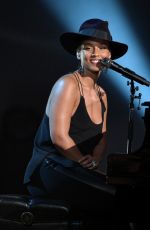 ALICIA KEYS at A Grammy Salute to The Beatles in Los Angeles