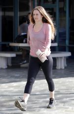 ALICIA SILVERSTONE in Tight Leggings Out and About in Los Angeles