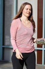 ALICIA SILVERSTONE in Tight Leggings Out and About in Los Angeles