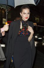 ALLISON WILLIAMS Arrives at The Girls Premiere After Party at Cafe de Paris in London