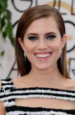ALLISON WILLIAMS at 71st Annual Golden Globe Awards