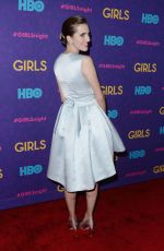 ALLISON WILLIAMS at Girls Season 3 Premiere in New York