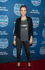 ALYSSA MILANO at 2014 Coors Light NHL Stadium Series
