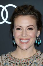 ALYSSA MILANO at Audi Celebrates Golden Globes Weekend in Beverly Hills