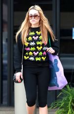 AMANDA BYNES in Leggings Leaves a Gym in Los Angeles
