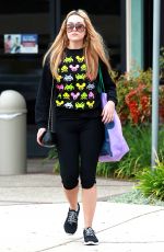 AMANDA BYNES in Leggings Leaves a Gym in Los Angeles