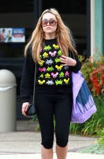 AMANDA BYNES in Leggings Leaves a Gym in Los Angeles