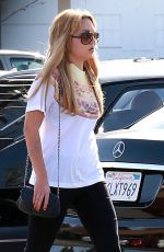 AMANDA BYNES Leaves Gas Station in Los Angeles