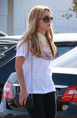AMANDA BYNES Leaves Gas Station in Los Angeles