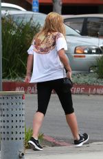 AMANDA BYNES Leaves Gas Station in Los Angeles