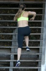AMANDA BYRAM Working Out in Santa Monica