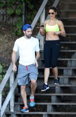 AMANDA BYRAM Working Out in Santa Monica