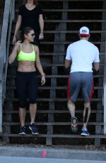 AMANDA BYRAM Working Out in Santa Monica