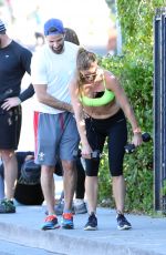 AMANDA BYRAM Working Out in Santa Monica