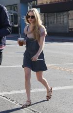 AMANDA SEYFRIED and Finn Out in West Hollywood