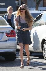 AMANDA SEYFRIED and Finn Out in West Hollywood