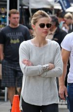 AMBER HEARD at Melrose Flea Market