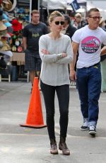 AMBER HEARD at Melrose Flea Market