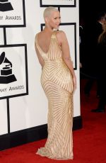 AMBER ROSE at 2014 Grammy Awards in Los Angeles