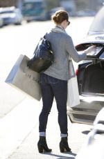AMY ADAMS in Tight Jeans Out in Beverly Hills