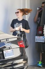 AMY ADAMS Leaves a Gym in Hollywood