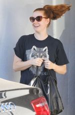 AMY ADAMS Leaves a Gym in Hollywood