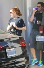 AMY ADAMS Leaves a Gym in Hollywood