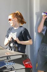 AMY ADAMS Leaves a Gym in Hollywood