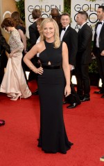 Amy Poehler in Stella McCartney and Charlotte Olympia