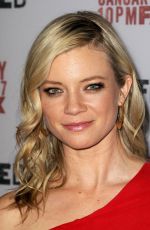 AMY SMART at Justified Season 5 Premiere in Los Angeles