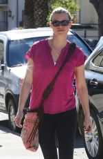 AMY SMART in Leggings Out in West Hollywood
