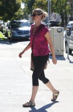 AMY SMART in Leggings Out in West Hollywood