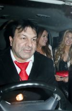 AMY WILLERTON and KIMBERLEY GARNER Leaves Arts Club in London