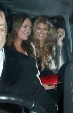 AMY WILLERTON and KIMBERLEY GARNER Leaves Arts Club in London