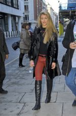 AMY WILLERTON Arrives at BBC Studio in London