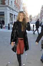 AMY WILLERTON Arrives at BBC Studio in London