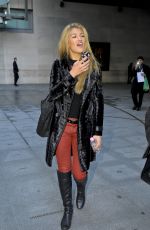 AMY WILLERTON Arrives at BBC Studio in London