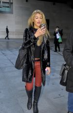 AMY WILLERTON Arrives at BBC Studio in London