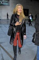 AMY WILLERTON Arrives at BBC Studio in London