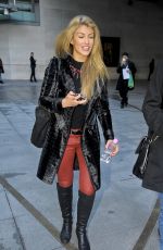 AMY WILLERTON Arrives at BBC Studio in London