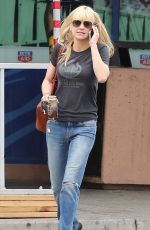 ANNA FARIS in Jeans Out Shopping in Santa Monica