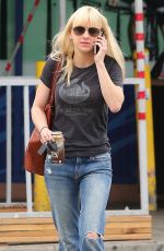 ANNA FARIS in Jeans Out Shopping in Santa Monica