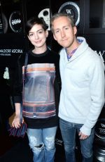 ANNE HATHAWAY at Grey Goose Harvey Weinstein Football Party in Park City
